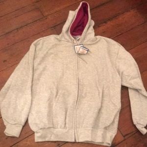 Men’s Zip-Up Grey Hoodie